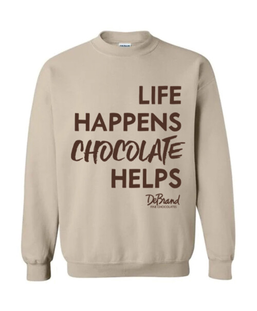 Chocolate Helps Sweatshirt