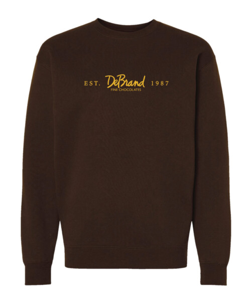 Dark brown sweatshirt