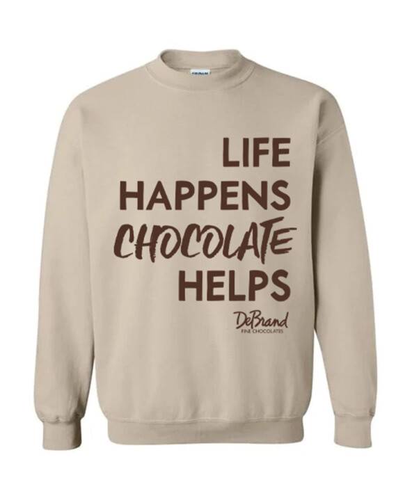 Chocolate Helps Sweatshirt