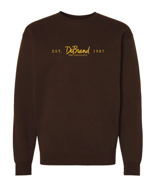 Dark brown sweatshirt